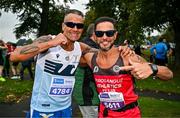 22 September 2024; Participants before the 2024 Irish Life Dublin Half Marathon which took place on Sunday 22nd of September in Phoenix Park, Dublin. Photo by Sam Barnes/Sportsfile