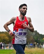 22 September 2024; Hugh Armstrong of Ballina AC, Mayo, during the 2024 Irish Life Dublin Half Marathon which took place on Sunday 22nd of September in Phoenix Park, Dublin. Photo by Sam Barnes/Sportsfile