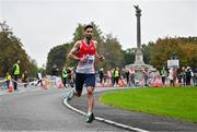 22 September 2024; Hugh Armstrong of Ballina AC, Mayo, during the 2024 Irish Life Dublin Half Marathon which took place on Sunday 22nd of September in Phoenix Park, Dublin. Photo by Sam Barnes/Sportsfile