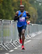 22 September 2024; Peter Somba of Ratoath AC, Dublin, during the 2024 Irish Life Dublin Half Marathon which took place on Sunday 22nd of September in Phoenix Park, Dublin. Photo by Sam Barnes/Sportsfile