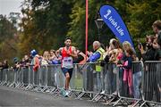 22 September 2024; Hugh Armstrong of Ballina AC, Mayo, during the 2024 Irish Life Dublin Half Marathon which took place on Sunday 22nd of September in Phoenix Park, Dublin. Photo by Sam Barnes/Sportsfile