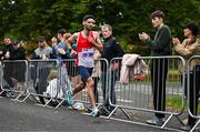 22 September 2024; Hugh Armstrong of Ballina AC, Mayo, during the 2024 Irish Life Dublin Half Marathon which took place on Sunday 22nd of September in Phoenix Park, Dublin. Photo by Sam Barnes/Sportsfile