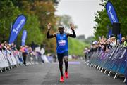 22 September 2024; Peter Somba of Ratoath AC, Dublin, on his way to finishing second in the 2024 Irish Life Dublin Half Marathon which took place on Sunday 22nd of September in Phoenix Park, Dublin. Photo by Sam Barnes/Sportsfile