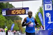 22 September 2024; Peter Somba of Ratoath AC, Dublin, after finishing second in the 2024 Irish Life Dublin Half Marathon which took place on Sunday 22nd of September in Phoenix Park, Dublin. Photo by Sam Barnes/Sportsfile