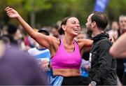 22 September 2024; Participants after finishing the 2024 Irish Life Dublin Half Marathon which took place on Sunday 22nd of September in Phoenix Park, Dublin. Photo by Sam Barnes/Sportsfile