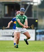 22 September 2024; Pierce Connery of Kilmallock scores a point during the Limerick County Senior Club Hurling Championship Group 1 match between Patrickswell and Kilmallock at Mick Neville Park in Rathkeale, Limerick. Photo by Tom Beary/Sportsfile