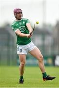 22 September 2024; Shane O'Brien of Kilmallock scores a point during the Limerick County Senior Club Hurling Championship Group 1 match between Patrickswell and Kilmallock at Mick Neville Park in Rathkeale, Limerick. Photo by Tom Beary/Sportsfile