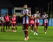 23 September 2024; Ryan Brennan of Drogheda United after the SSE Airtricity Men's Premier Division match between Drogheda United and Galway United at Weavers Park in Drogheda, Louth. Photo by Thomas Flinkow/Sportsfile