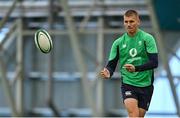 26 September 2024; Sam Prendergast during an Emerging Ireland rugby squad training session at the IRFU High Performance Centre on the Sports Ireland Campus in Dublin. Photo by Seb Daly/Sportsfile