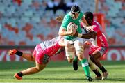 2 October 2024; Darragh Murray of Ireland in action against Pumas during the Toyota Challenge Match match between Pumas and Emerging Ireland at Toyota Stadium in Bloemfontein, South Africa. Photo by Charle Lombard/Sportsfile