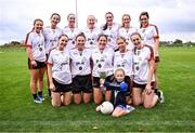 5 October 2024; PwC celebrate after winning the Cup during the LGFA Interfirms Blitz 2024 at the GAA National Games Development Centre, Abbotstown, Dublin. This year, 12 teams competed for the top prize, while 20 teams signed up to take part in a recreational blitz. Photo by Piaras Ó Mídheach/Sportsfile