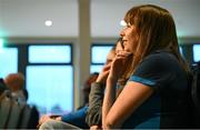 8 October 2024; Supporters during a Leinster Rugby Supporters Q&A at Bective Rangers RFC in Dublin. Photo by Ramsey Cardy/Sportsfile