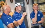 8 October 2024; Assistant coach Tyler Bleyendaal during a Leinster Rugby Supporters Q&A at Bective Rangers RFC in Dublin. Photo by Ramsey Cardy/Sportsfile