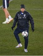 9 October 2024; Teemu Pukki during a Finland training session at the Helsinki Olympic Stadium in Helsinki, Finland. Photo by Stephen McCarthy/Sportsfile