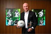 10 October 2024; GAA Football Review Committee chairperson Jim Gavin stands for a portrait after a briefing of the GAA Football Review Committee at Croke Park in Dublin. Photo by Seb Daly/Sportsfile