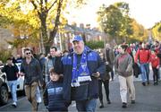 12 October 2024; Supporters arrive before the United Rugby Championship match between Leinster and Munster at Croke Park in Dublin. Photo by David Fitzgerald/Sportsfile