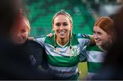 12 October 2024; Stephanie Zambra of Shamrock Rovers after the SSE Airtricity Women's Premier Division match between Shamrock Rovers and Shelbourne at Tallaght Stadium in Dublin. Photo by Thomas Flinkow/Sportsfile