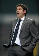 24 September 2013; Limerick FC manager Stuart Taylor. Airtricity League Premier Division, Limerick FC v Shamrock Rovers, Thomond Park, Limerick. Picture credit: Diarmuid Greene / SPORTSFILE