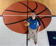 25 September 2013; Glanmire coach Paul Kelleher during the launch of the Basketball Ireland 2013/2014 Season at the National Basketball Arena, Tallaght, Dublin. Picture credit: Stephen McCarthy / SPORTSFILE