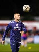 18 October 2024; JJ Lunney of Shelbourne before the SSE Airtricity Men's Premier Division match between Shelbourne and Waterford at Tolka Park in Dublin. Photo by Stephen McCarthy/Sportsfile