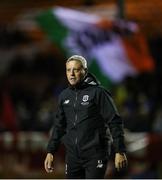 18 October 2024; Waterford manager Keith Long before the SSE Airtricity Men's Premier Division match between Shelbourne and Waterford at Tolka Park in Dublin. Photo by Thomas Flinkow/Sportsfile