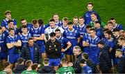 19 October 2024; Uachtarán Chumann Lúthchleas Gael Jarlath Burns makes a speech to both squads after the Allianz GAA Football Interprovincial Championship Shield Final match between Leinster and Munster at Croke Park in Dublin. Photo by Piaras Ó Mídheach/Sportsfile