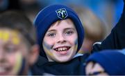 22 October 2024; A St Mary's BNS supporter during day two of the Allianz Cumann na mBunscol Finals at Croke Park in Dublin. Photo by Ramsey Cardy/Sportsfile