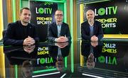 22 October 2024; The League of Ireland and Premier Sports are delighted to announce a new partnership which will see Premier Sports launch a bespoke platform for LOITV bringing League of Ireland fans access to the service through a range of apps on mobile, tablet and smart TV. The new innovative platform from Premier Sports will see LOITV available on Android TV, LG TV, FireTV, Sony, HiSense as well as apps for mobile and tablet on both Apple and Android. LOITV will also be available on Desktop, Chromecast and AirPlay. As part of the new partnership, a new subscription model will also be launched ahead of the 2025 season offering a range of offers including annual, monthly and 24 hour passes with details to be announced in the run up to the 2025 season. In attendance at the announcement are, from left, League of Ireland director Mark Scanlon, Premier Sports head of product Brian Stenson and FAI commercial director Sean Kavanagh. Photo by Brendan Moran/Sportsfile