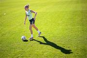 23 October 2024; Denise O'Sullivan during a Republic of Ireland women's training session at Davit Petriashvili Stadium in Tbilisi, Georgia. Photo by Stephen McCarthy/Sportsfile