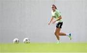 24 October 2024; Abbie Larkin during a Republic of Ireland women training session at Mikheil Meskhi Stadium II in Tbilisi, Georgia. Photo by Stephen McCarthy/Sportsfile