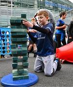 26 October 2024; Supporters enjoy activities in the fanzone before the United Rugby Championship match between Leinster and Emirates Lions at the Aviva Stadium in Dublin. Photo by Sam Barnes/Sportsfile