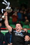 27 October 2024; Brian Hurley of Newcastle West lifts the cup the Limerick County Premier Intermediate Hurling Championship final match between Garryspillane and Newcastle West at TUS Gaelic Grounds in Limerick. Photo by Ray McManus/Sportsfile