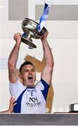 27 October 2024; Naas captain Eoin Doyle lifts the Dermot Bourke Cup after his side's victory in the Kildare County Senior Club Football Championship final match between Celbridge and Naas at Cedral St Conleth's Park in Newbridge, Kildare. Photo by Piaras Ó Mídheach/Sportsfile