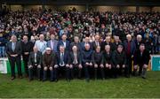 27 October 2024; Members of the Kilkenny 1974/75 All Ireland Hurling winning teams who were honoured at half time during the Kilkenny County Senior Club Hurling Championship final match between O’Loughlin Gaels and Thomastown at UPMC Nowlan Park in Kilkenny. Photo by Michael P Ryan/Sportsfile