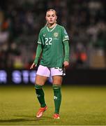 29 October 2024; Izzy Atkinson of Republic of Ireland during the UEFA Women's EURO 2025 Play-Off Round 1 second leg match between Republic of Ireland and Georgia at Tallaght Stadium in Dublin. Photo by Ben McShane/Sportsfile