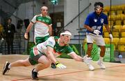 1 November 2024; Joe McCann of Team Ireland in action in the Open Men's doubles quarter final during day seven of the O'Neills.com World 4-Wall Championships at Croke Park in Dublin. Photo by Stephen Marken/Sportsfile