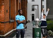 5 November 2024; Frantz Pierrot of Drogheda United during the 2024 Sports Direct Men's FAI Cup Final media day at Louth County Council Offices in Drogheda, Louth. Photo by David Fitzgerald/Sportsfile