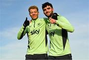 12 November 2024; Kasey McAteer, left, and Tom Cannon after a Republic of Ireland training session at the FAI National Training Centre in Abbotstown, Dublin. Photo by Ben McShane/Sportsfile