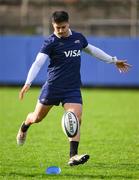 12 November 2024; Tomás Albornoz during a Argentina squad training session at Wanderers RFC in Dublin. Photo by Ray McManus/Sportsfile