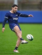 14 November 2024; Santiago Carreras during an Argentina captain's run at Wanderers RFC in Dublin. Photo by Brendan Moran/Sportsfile