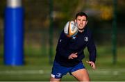 25 November 2024; Jordan Larmour during Leinster rugby squad training at UCD in Dublin. Photo by Piaras Ó Mídheach/Sportsfile