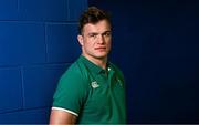 26 November 2024; Josh van der Flier poses for a portrait during an Ireland Rugby media conference at the IRFU High Performance Centre in Dublin. Photo by Ramsey Cardy/Sportsfile