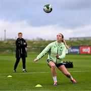 1 December 2024; Megan Connolly during a Republic of Ireland women training session at the FAI National Training Centre in Abbotstown, Dublin. Photo by Stephen McCarthy/Sportsfile