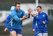 23 December 2024; Lee Barron during a Leinster Rugby squad training session at UCD in Dublin. Photo by Shauna Clinton/Sportsfile