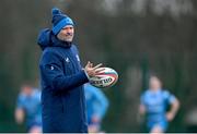 23 December 2024; Leinster senior coach Jacques Nienaber during a Leinster Rugby squad training session at UCD in Dublin. Photo by Shauna Clinton/Sportsfile