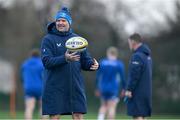 23 December 2024; Leinster senior coach Jacques Nienaber during a Leinster Rugby squad training session at UCD in Dublin. Photo by Shauna Clinton/Sportsfile