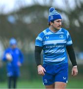 23 December 2024; John McKee during a Leinster Rugby squad training session at UCD in Dublin. Photo by Shauna Clinton/Sportsfile