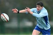 23 December 2024; Cormac Foley during a Leinster Rugby squad training session at UCD in Dublin. Photo by Shauna Clinton/Sportsfile