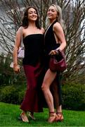 26 December 2024; Racegoers Rebecca Dowdall and Sophie Dowdall from Dublin on day one of the Leopardstown Christmas Festival at Leopardstown Racecourse in Dublin. Photo by Shauna Clinton/Sportsfile