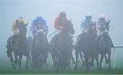 26 December 2024; Horses during the The O`Driscolls Irish Whiskey Juvenile Hurdle race on day one of the Leopardstown Christmas Festival at Leopardstown Racecourse in Dublin. Photo by Shauna Clinton/Sportsfile